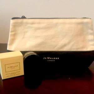 Jo Malone - English Mint & Ginger Lip Care and Signature Iconic Cosmetic Bag